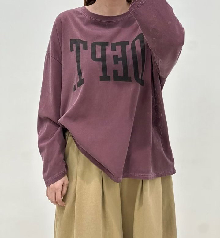 ZACCU東大門㊣實拍女裝新款時尚真品休閑25秋冬熱賣長袖T恤ZACCU長袖T恤