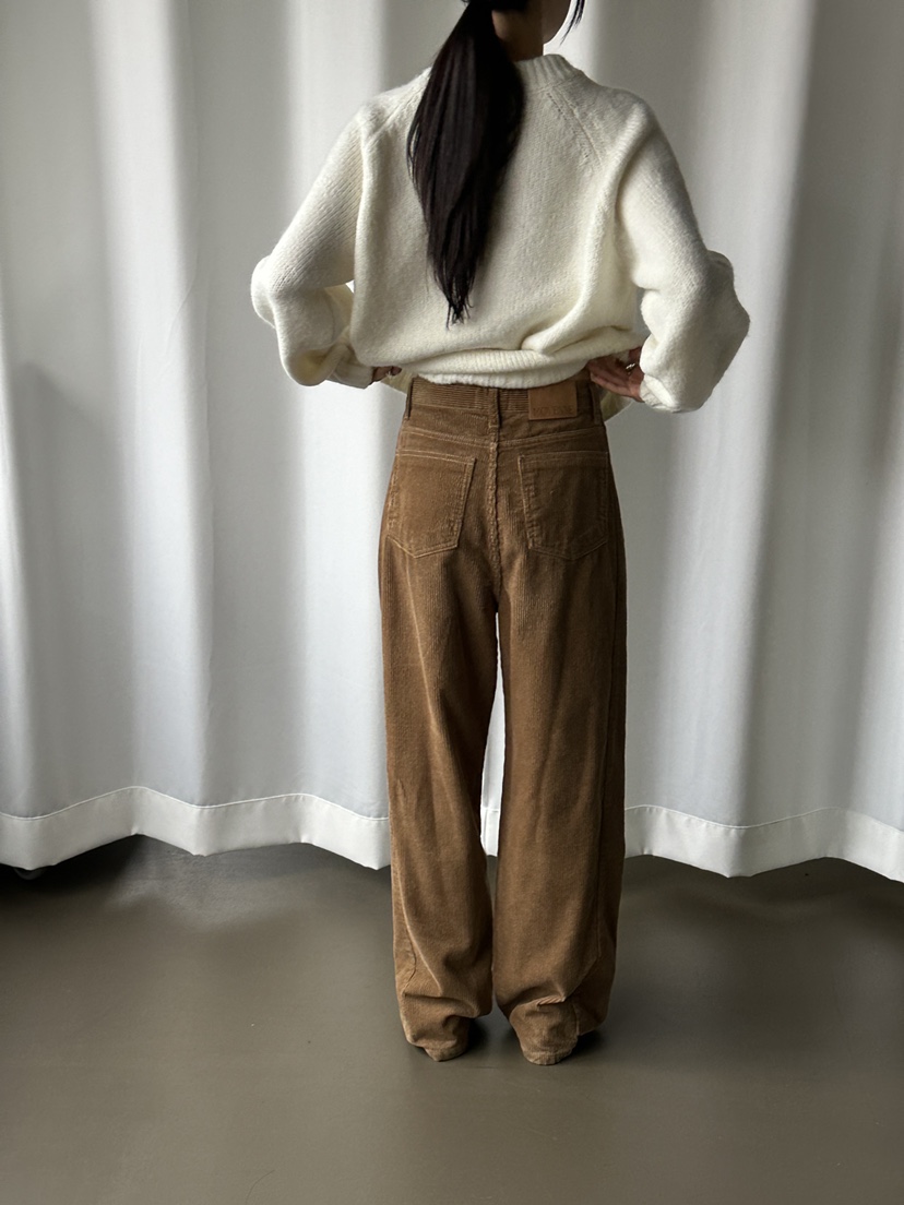 MOVENNE東大門㊣代購女士新品職業休閑推薦時尚休閑褲燈芯絨MOVENNE休閑褲