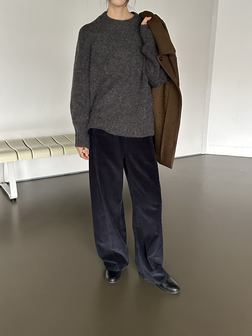 MOVENNE東大門㊣代購女士新品職業休閑推薦時尚休閑褲燈芯絨MOVENNE休閑褲