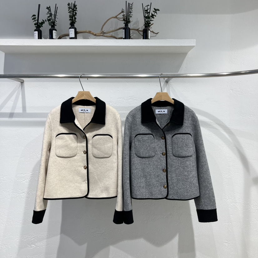 OLA韓國代購㊣女士新品休閑真品推薦人氣25秋冬時尚職業夾克mellor/OLA夾克