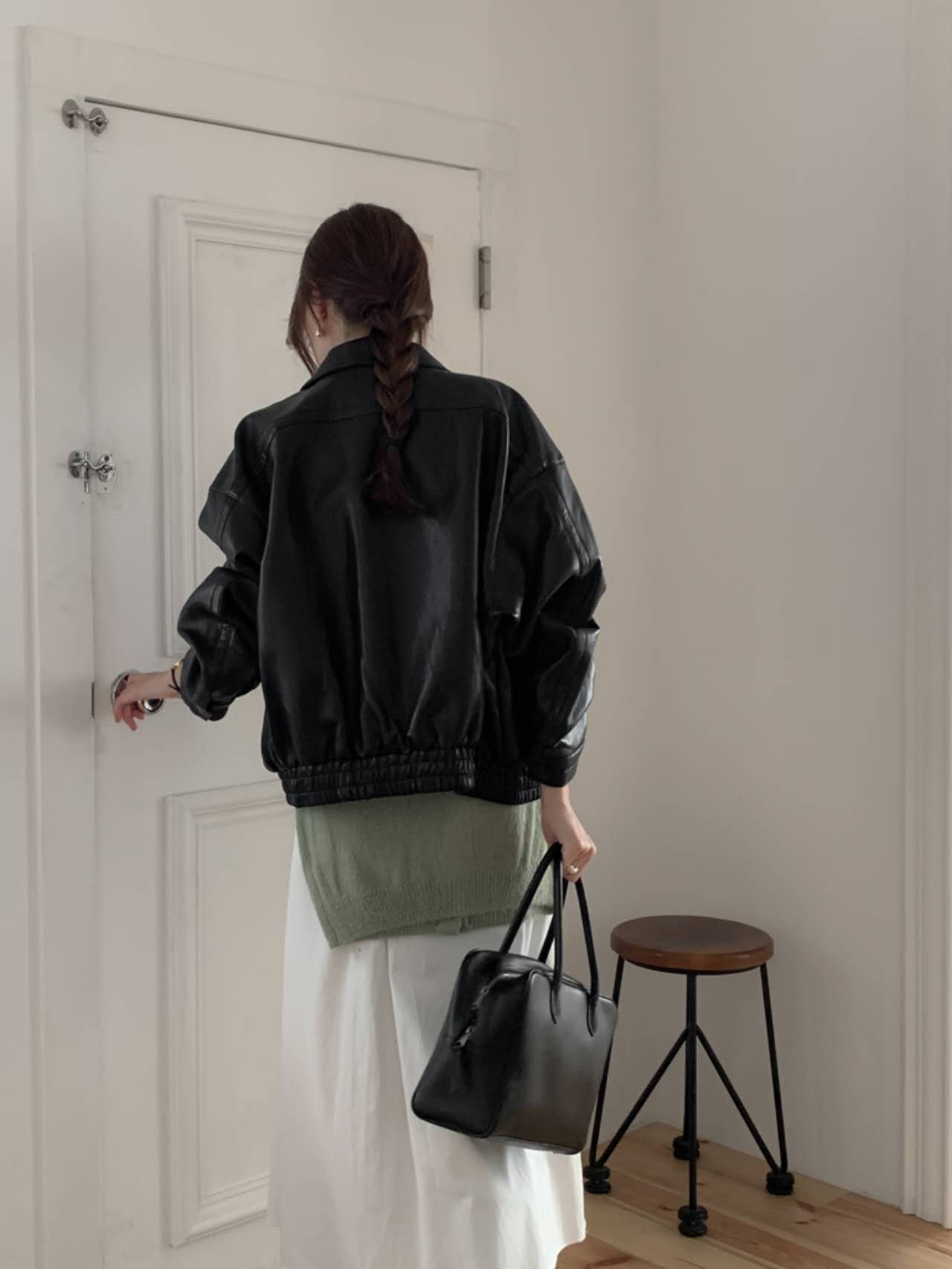 MUCH BETTER韓國直郵㊣女士新款熱賣職業25秋冬人氣休閑皮衣MUCH BETTER皮衣