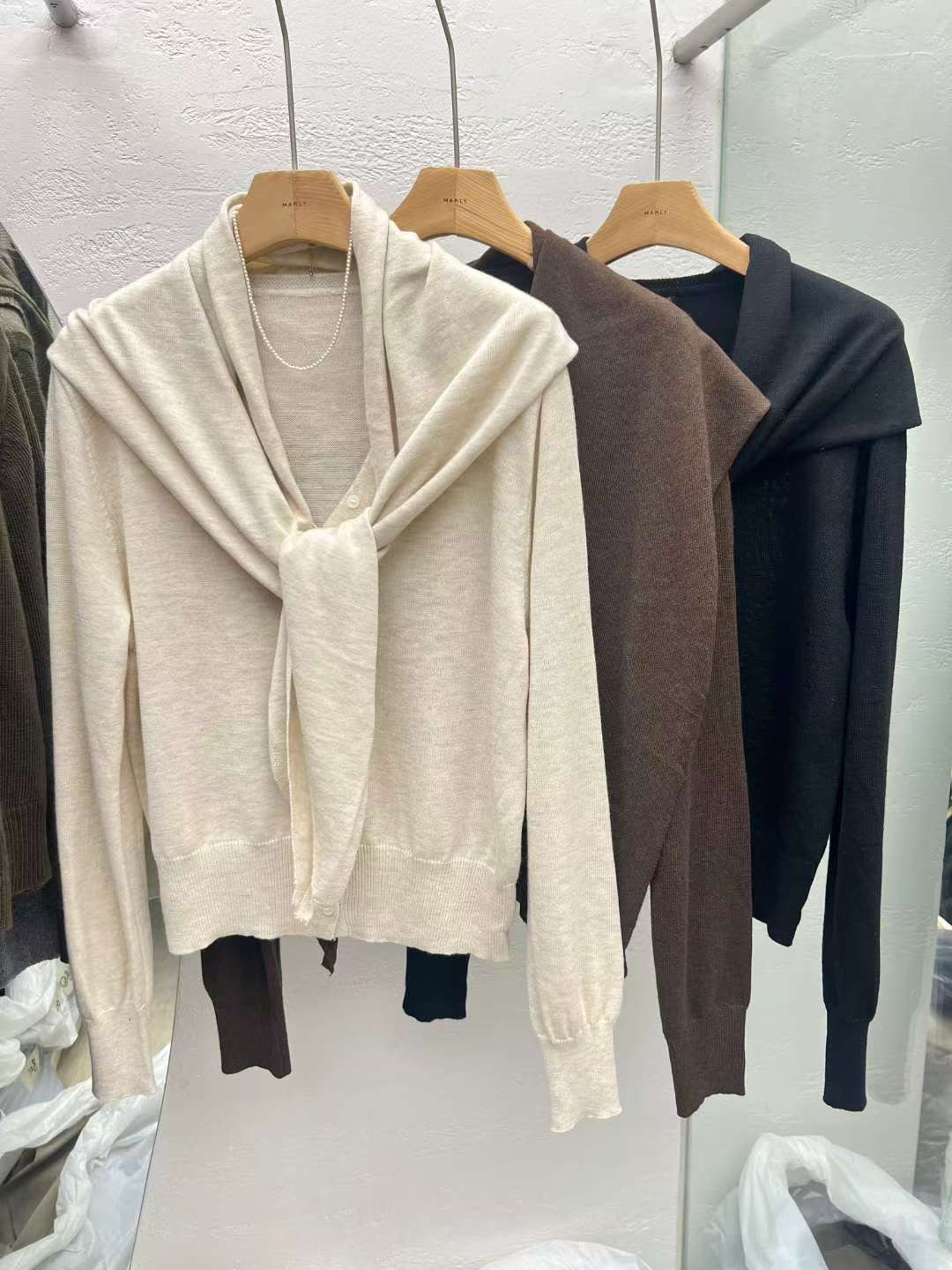 MARLY韓國代購㊣女裝新品真品推薦人氣職業熱賣時尚休閑套裝MARLY套裝圖色3左三色