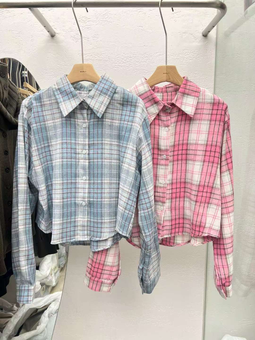 MARLY韓國直郵㊣女士新品休閑人氣熱賣真品推薦時尚襯衫蕾絲衫MARLY襯衫/蕾絲衫圖色2左二色