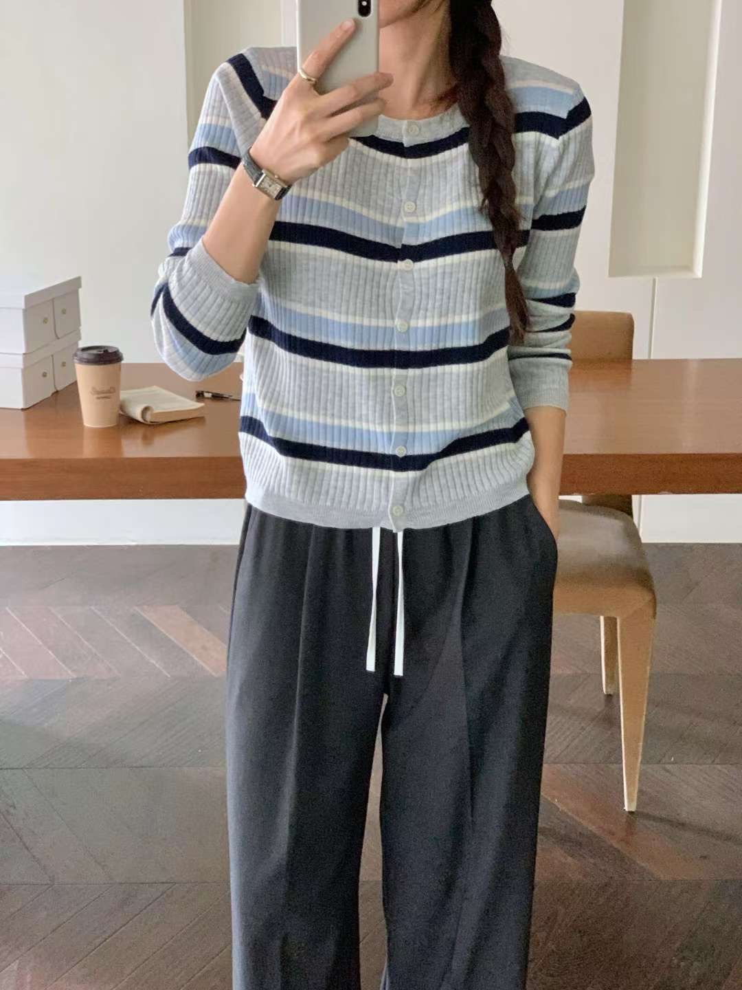MARLY東大門㊣代購女裝新品熱賣真品休閑推薦時尚25秋冬針織衫MARLY針織衫圖色3