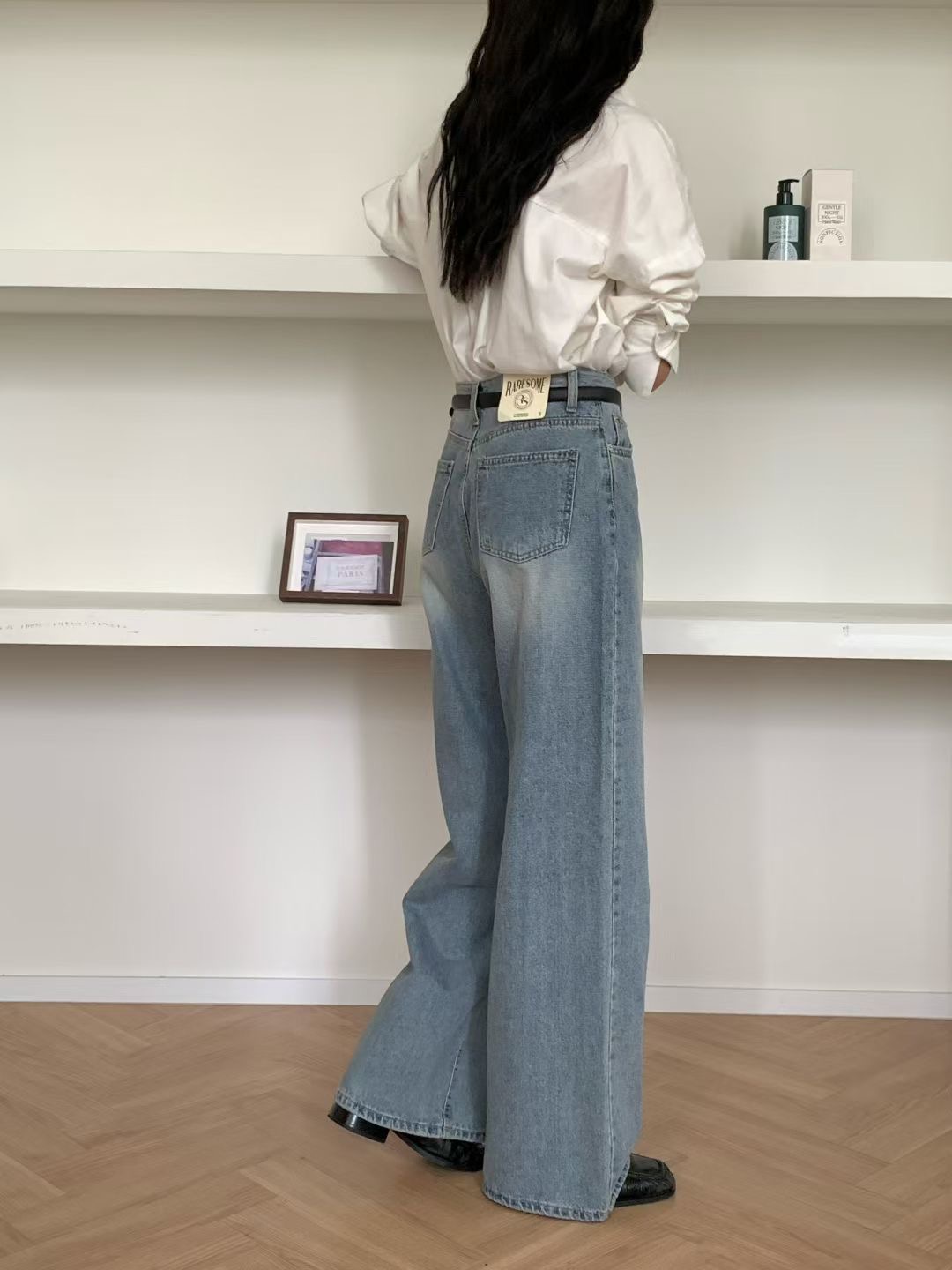 RARESOME韓國代購㊣女裝新品時尚推薦職業熱賣牛仔褲不含腰帶RARESOME牛仔褲