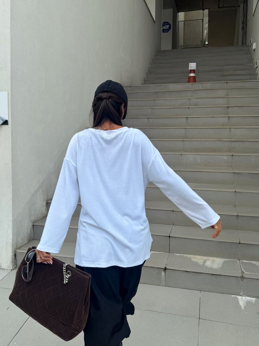 K.DAY東大門㊣代購女裝新品真品人氣職業25秋冬時尚長袖T恤K.DAY長袖T恤