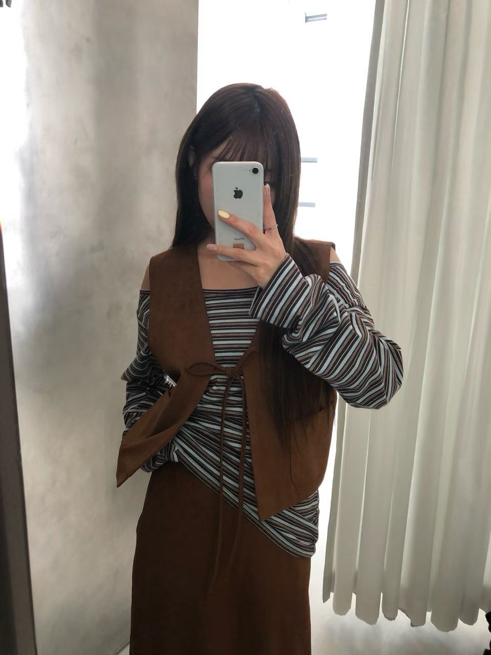 VIVID東大門㊣直郵女士新品推薦職業25秋冬馬甲不含內搭絨面革VIVID馬甲