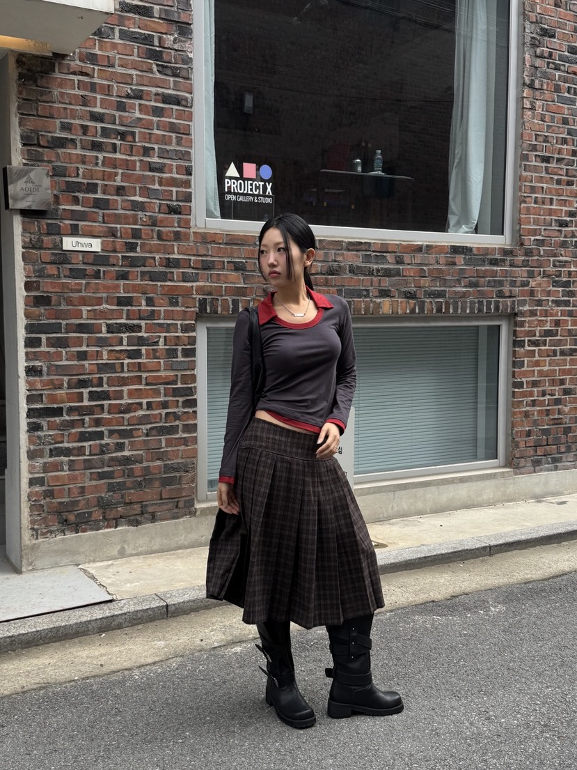 SUNDER MARKET韓國代購㊣女裝新品人氣推薦熱賣職業長袖T恤SUNDER MARKET長袖T恤