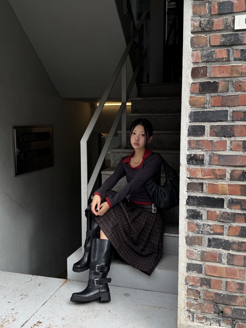 SUNDER MARKET韓國代購㊣女裝新品人氣推薦熱賣職業長袖T恤SUNDER MARKET長袖T恤