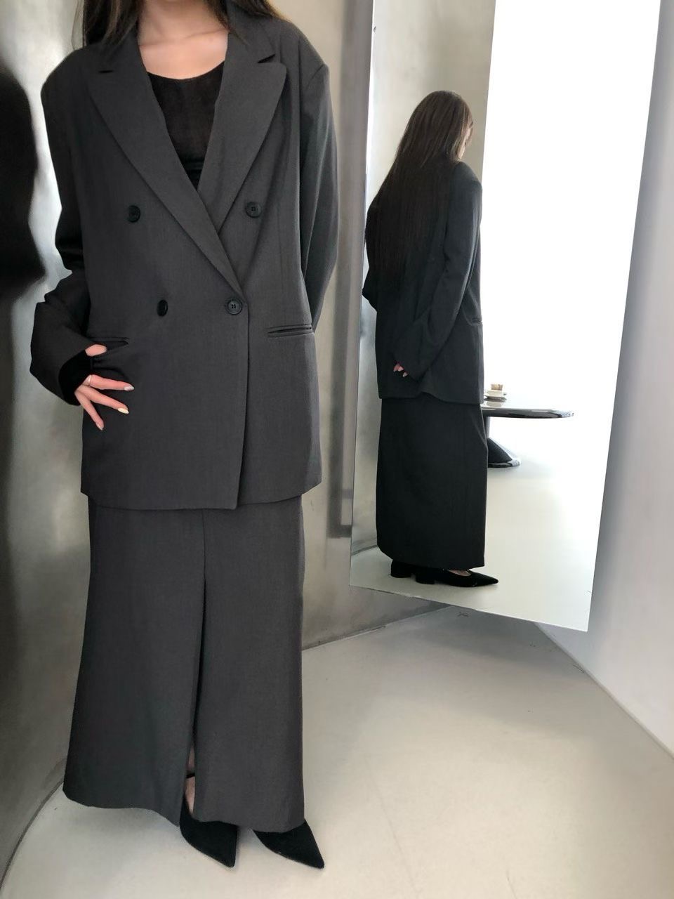 VIVID東大門㊣代購女士新品職業休閑人氣時尚熱賣25秋冬夾克VIVID夾克