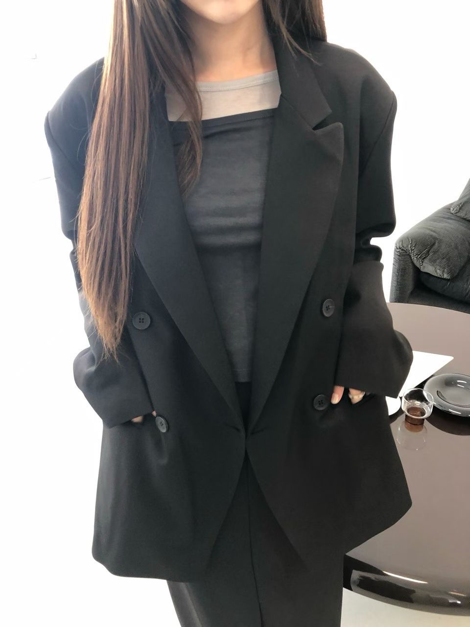 VIVID東大門㊣代購女士新品職業休閑人氣時尚熱賣25秋冬夾克VIVID夾克