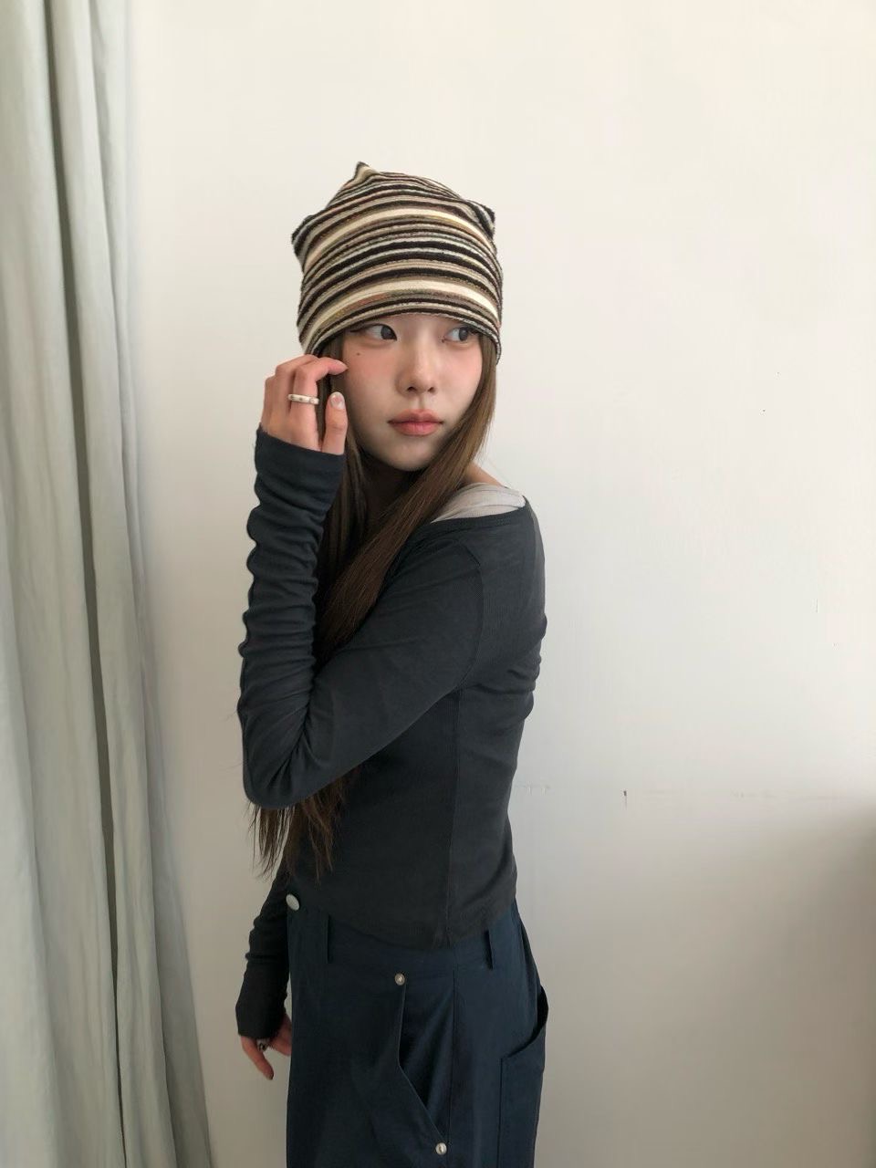 VIVID東大門㊣直郵女士新款25秋冬真品時尚熱賣休閑帽子復古VIVID帽子