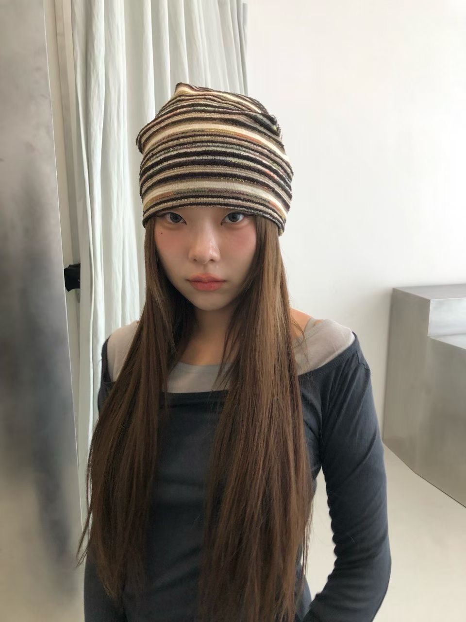 VIVID東大門㊣直郵女士新款25秋冬真品時尚熱賣休閑帽子復古VIVID帽子圖色2