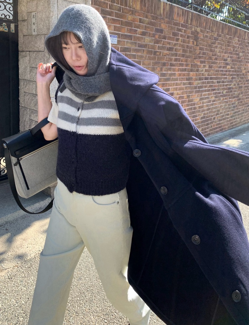 COURGETTE韓國代購㊣女裝新品時尚休閑真品25秋冬人氣熱賣帽子COURGETTE帽子圖色2