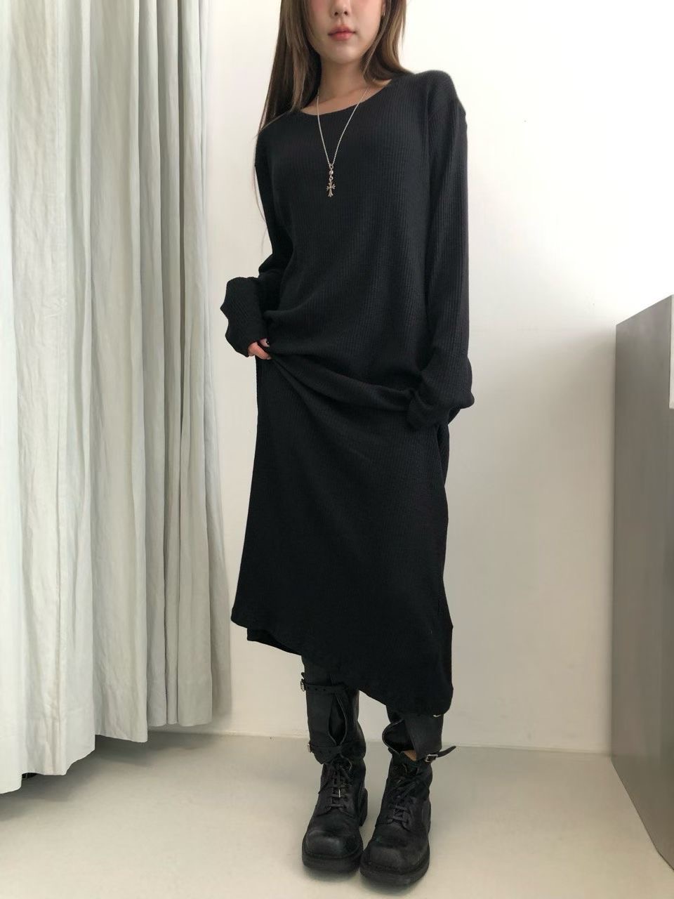 VIVID東大門㊣直郵女裝新款推薦熱賣25秋冬時尚人氣休閑連衣裙VIVID連衣裙圖色3