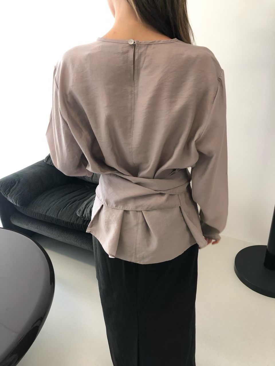 VIVID東大門㊣實拍女士新品真品休閑職業25秋冬時尚襯衫蕾絲衫VIVID襯衫/蕾絲衫