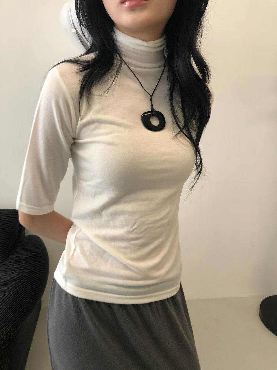 VIVID韓國代購㊣女裝新品真品職業休閑時尚推薦熱賣25秋冬T恤VIVIDT恤