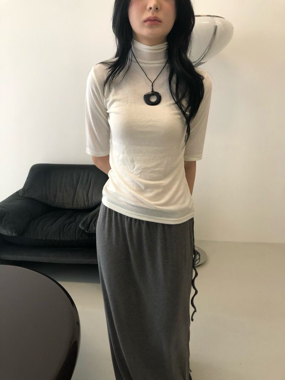 VIVID韓國代購㊣女裝新品真品職業休閑時尚推薦熱賣25秋冬T恤VIVIDT恤