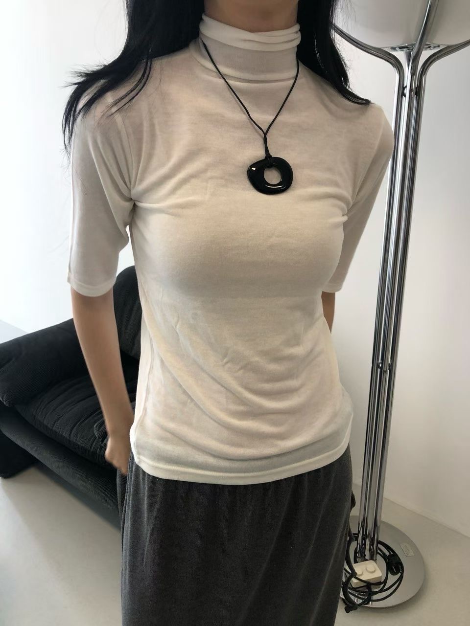 VIVID韓國代購㊣女裝新品真品職業休閑時尚推薦熱賣25秋冬T恤VIVIDT恤圖色4