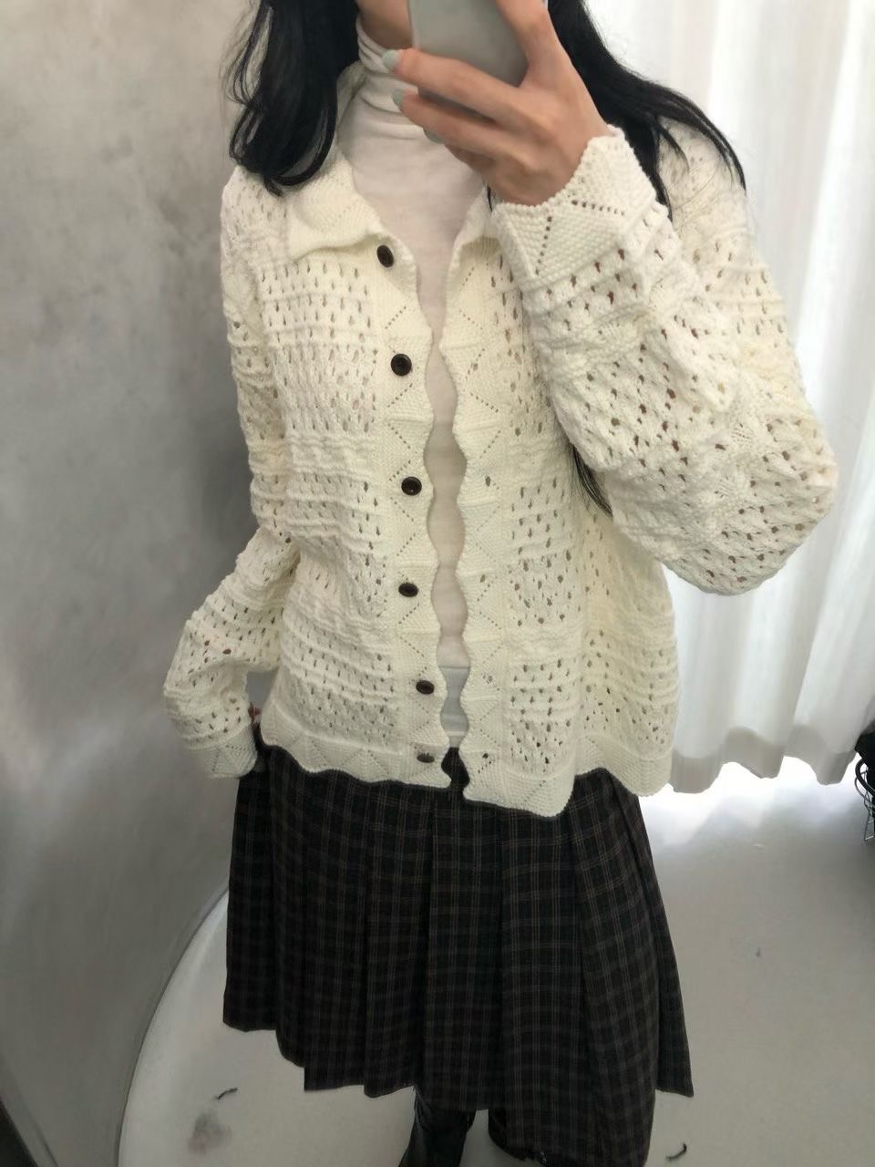 VIVID東大門㊣實拍女士新品人氣推薦25秋冬熱賣時尚真品針織衫VIVID針織衫圖色2
