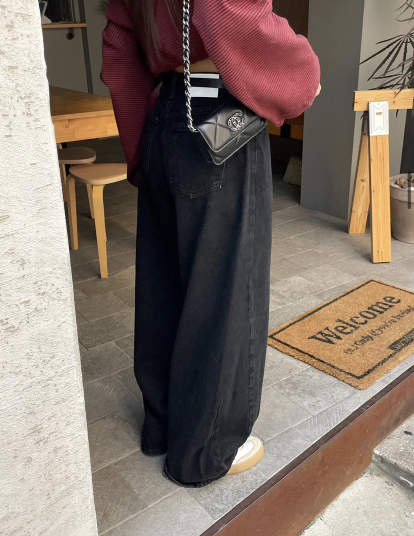 OKIE東大門㊣實拍女士新款人氣真品休閑熱賣時尚25秋冬牛仔褲OKIE牛仔褲