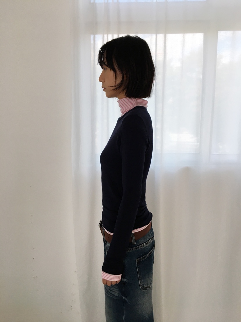 CCW韓國代購㊣女士新品職業時尚人氣25秋冬推薦休閑長袖T恤CCW--NYUNYU長袖T恤