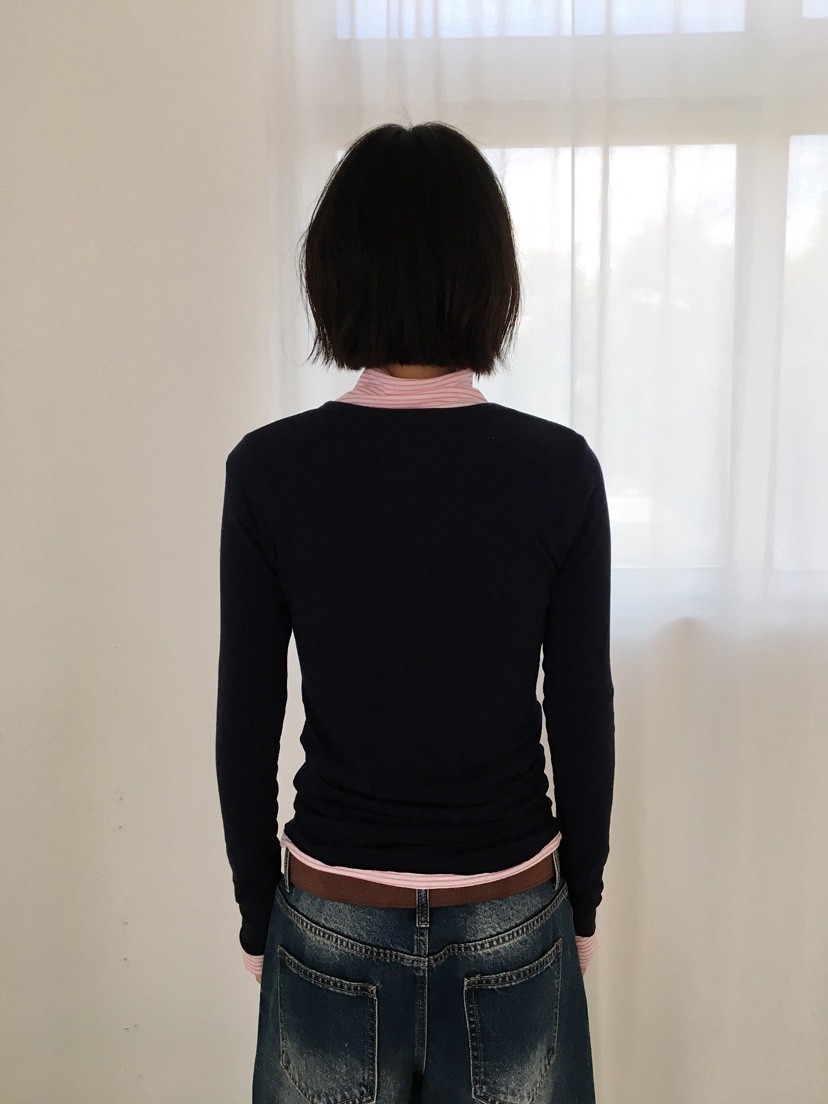 CCW韓國代購㊣女士新品職業時尚人氣25秋冬推薦休閑長袖T恤CCW--NYUNYU長袖T恤