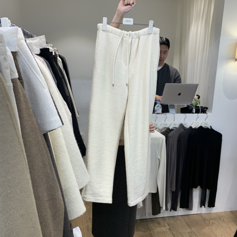 JINSIM韓國直郵㊣女士新品時尚熱賣職業推薦人氣休閑褲綁帶JINSIM休閑褲