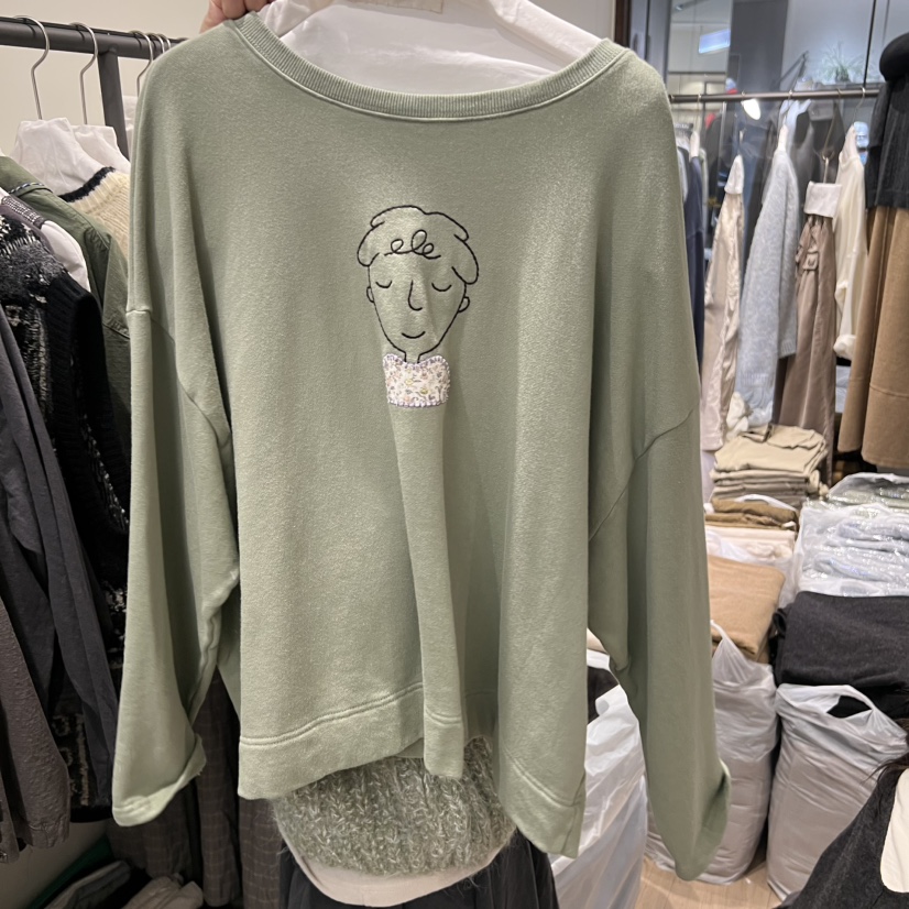 LE JARDINET韓國代購㊣女士新款推薦熱賣時尚職業休閑長袖T恤LE JARDINET長袖T恤