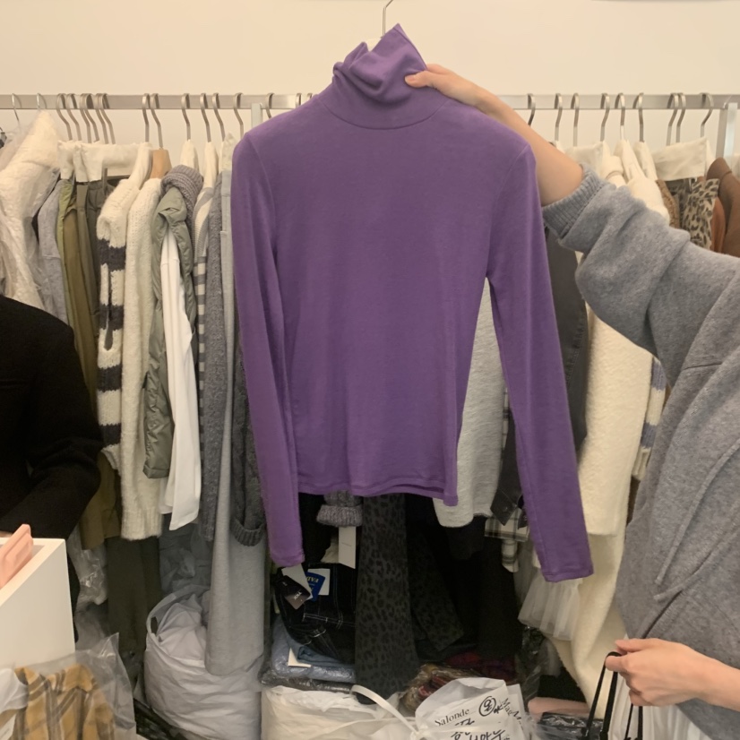 SALONDEMAG東大門㊣實拍女士新品時尚休閑25秋冬熱賣長袖T恤SALONDEMAG長袖T恤圖色2