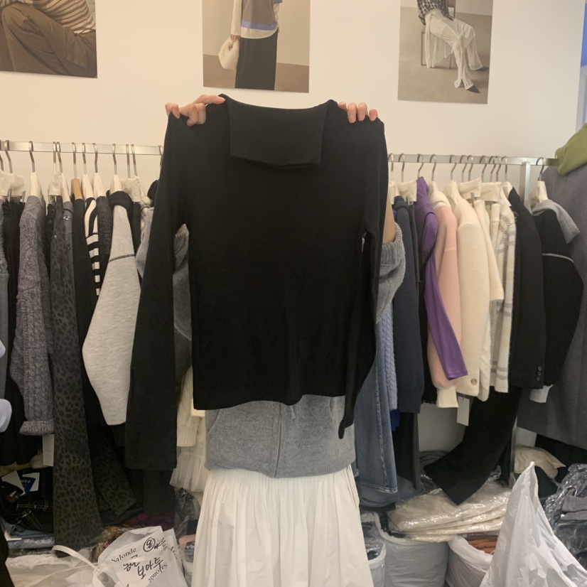SALONDEMAG東大門㊣實拍女士新品時尚休閑25秋冬熱賣長袖T恤SALONDEMAG長袖T恤圖色3
