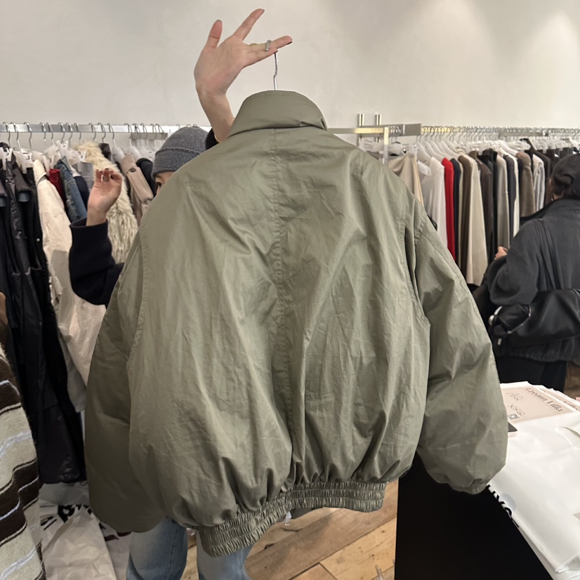 CREAM VILLA韓國代購㊣女士新款休閑短款羽絨服填充鴨絨CREAMVILLA短款羽絨服
