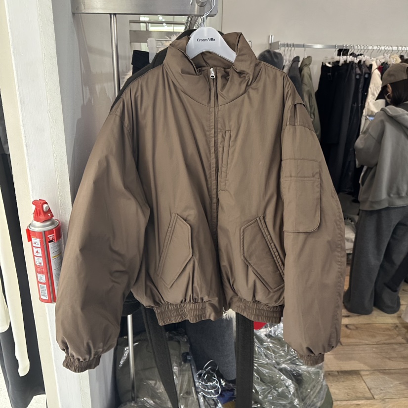 CREAM VILLA韓國代購㊣女士新款休閑短款羽絨服填充鴨絨CREAMVILLA短款羽絨服圖色2