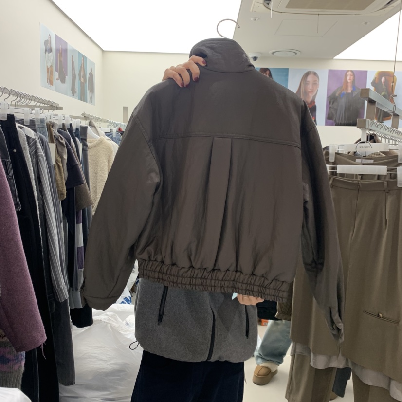 SOLD OUT韓國直郵㊣女士新款推薦25秋冬休閑人氣夾克涂層短款SOLD OUT夾克