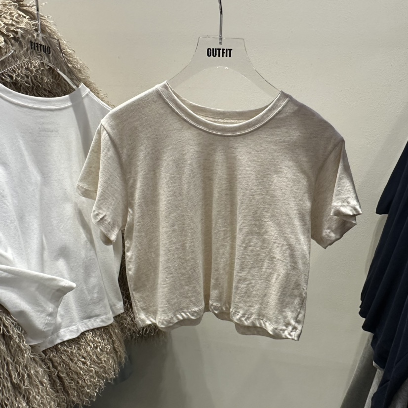 OUTFIT韓國直郵㊣女士新品25秋冬真品休閑推薦人氣時尚職業T恤OUTFITT恤圖色2