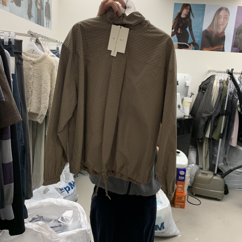 SOLD OUT東大門㊣實拍女士新款真品25秋冬人氣襯衫蕾絲衫格紋SOLD OUT襯衫/蕾絲衫