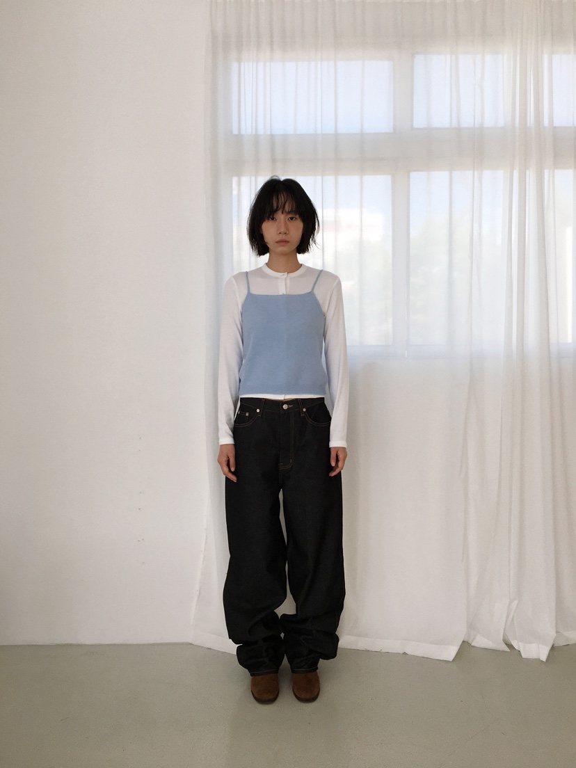 CCW韓國直郵㊣女士新品25秋冬休閑時尚職業人氣真品吊帶背心CCW--NYUNYU吊帶/背心
