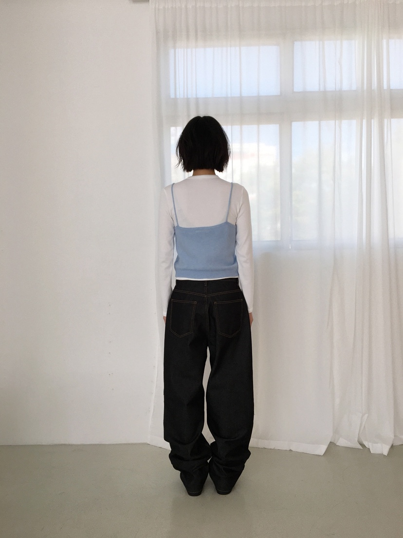 CCW韓國直郵㊣女士新品25秋冬休閑時尚職業人氣真品吊帶背心CCW--NYUNYU吊帶/背心