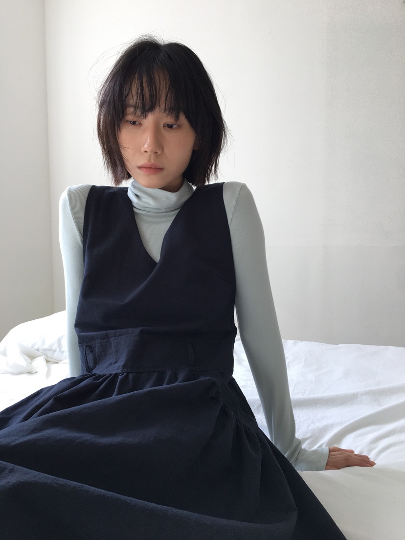 CCW東大門㊣實拍女士新款熱賣推薦真品時尚25秋冬連衣裙含腰帶CCW--NYUNYU連衣裙