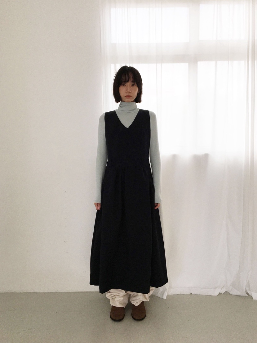 CCW東大門㊣實拍女士新款熱賣推薦真品時尚25秋冬連衣裙含腰帶CCW--NYUNYU連衣裙