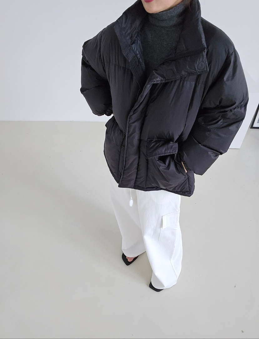 J SHOP東大門㊣實拍女裝新品職業熱賣人氣時尚短款羽絨服鵝絨J_SHOP短款羽絨服