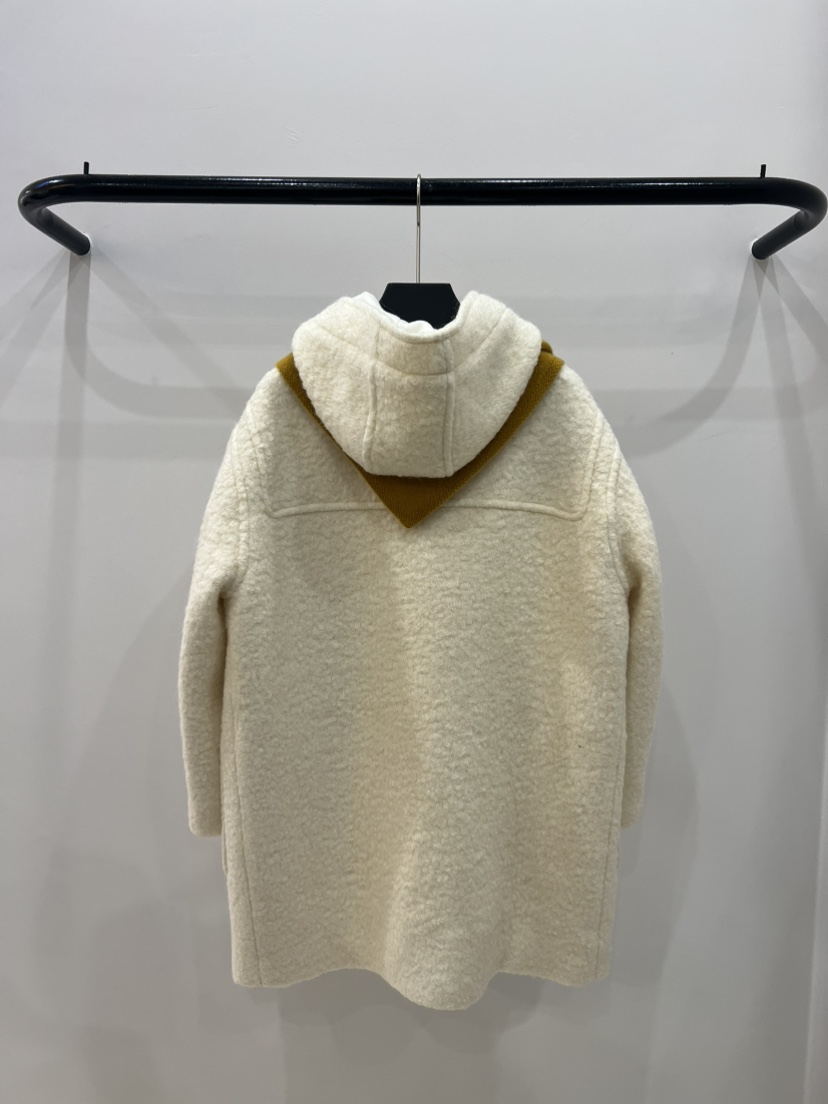 MUSHROOM EFFECT東大門㊣實拍女裝新品25秋冬中長款大衣不含圍巾MUSHROOM EFFECT中長款大衣