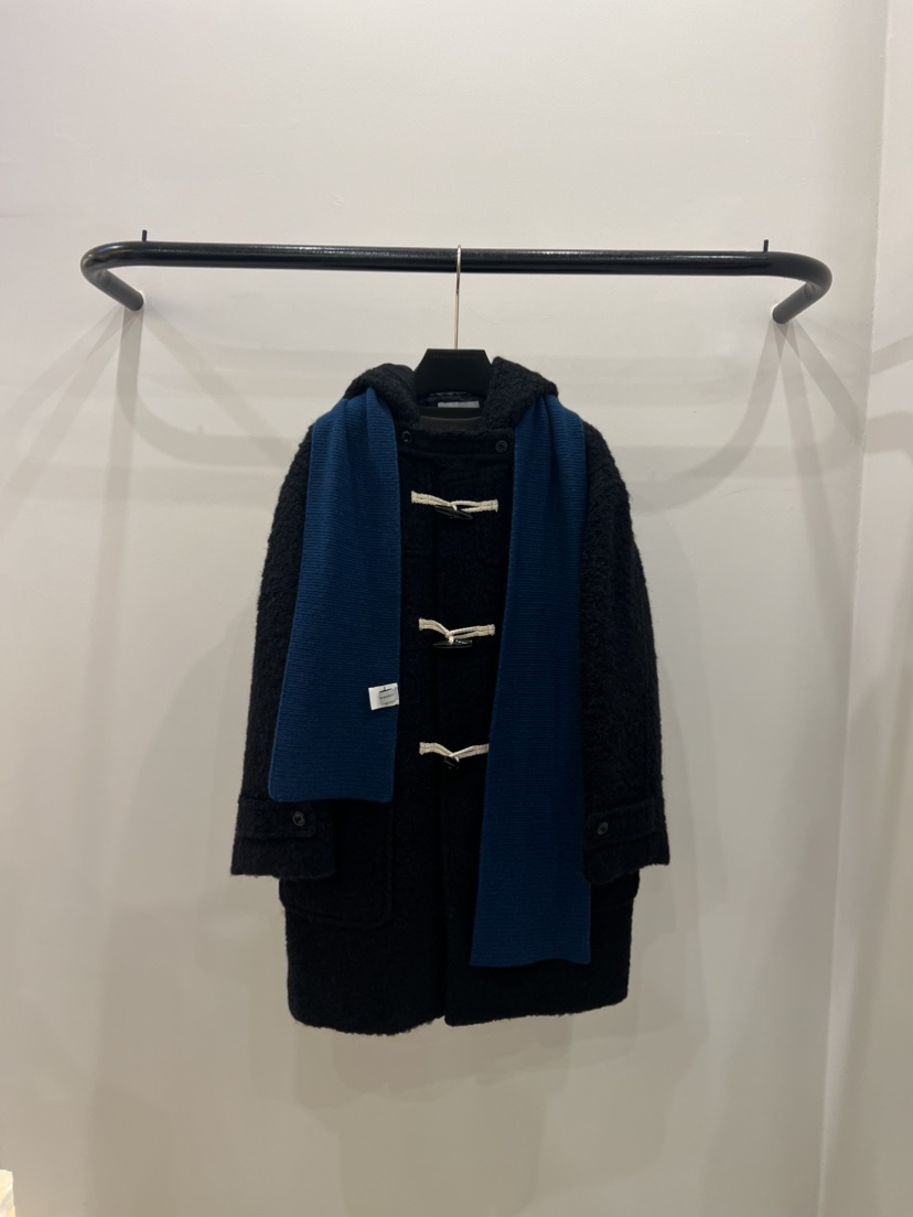 MUSHROOM EFFECT東大門㊣實拍女裝新品25秋冬中長款大衣不含圍巾MUSHROOM EFFECT中長款大衣圖色2