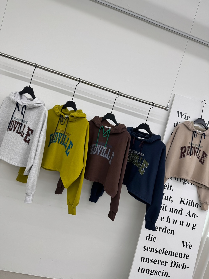 RED-A韓國直郵㊣女士新品人氣25秋冬真品職業休閑衛衣連帽RED-A衛衣