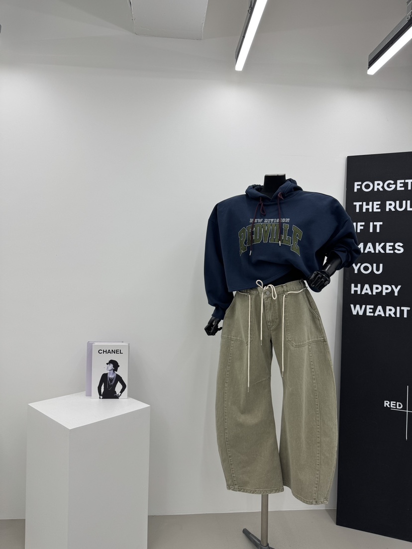 RED-A韓國直郵㊣女士新品人氣25秋冬真品職業休閑衛衣連帽RED-A衛衣