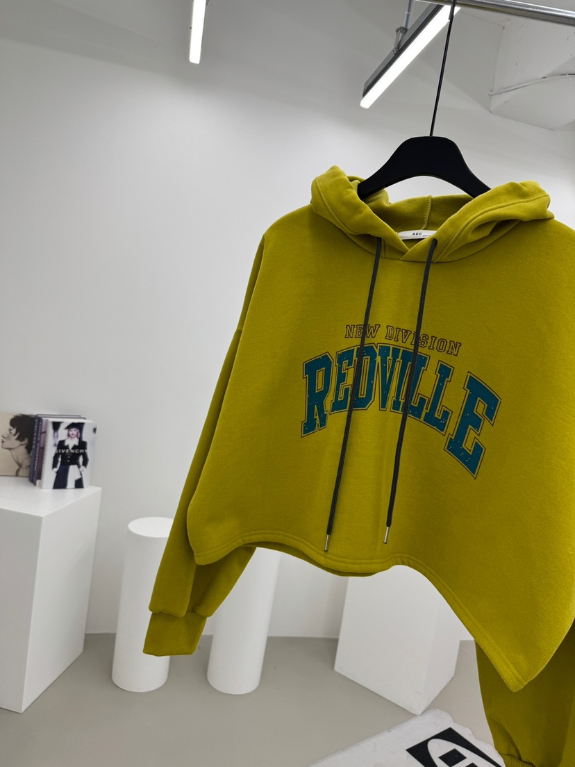 RED-A韓國直郵㊣女士新品人氣25秋冬真品職業休閑衛衣連帽RED-A衛衣圖色2
