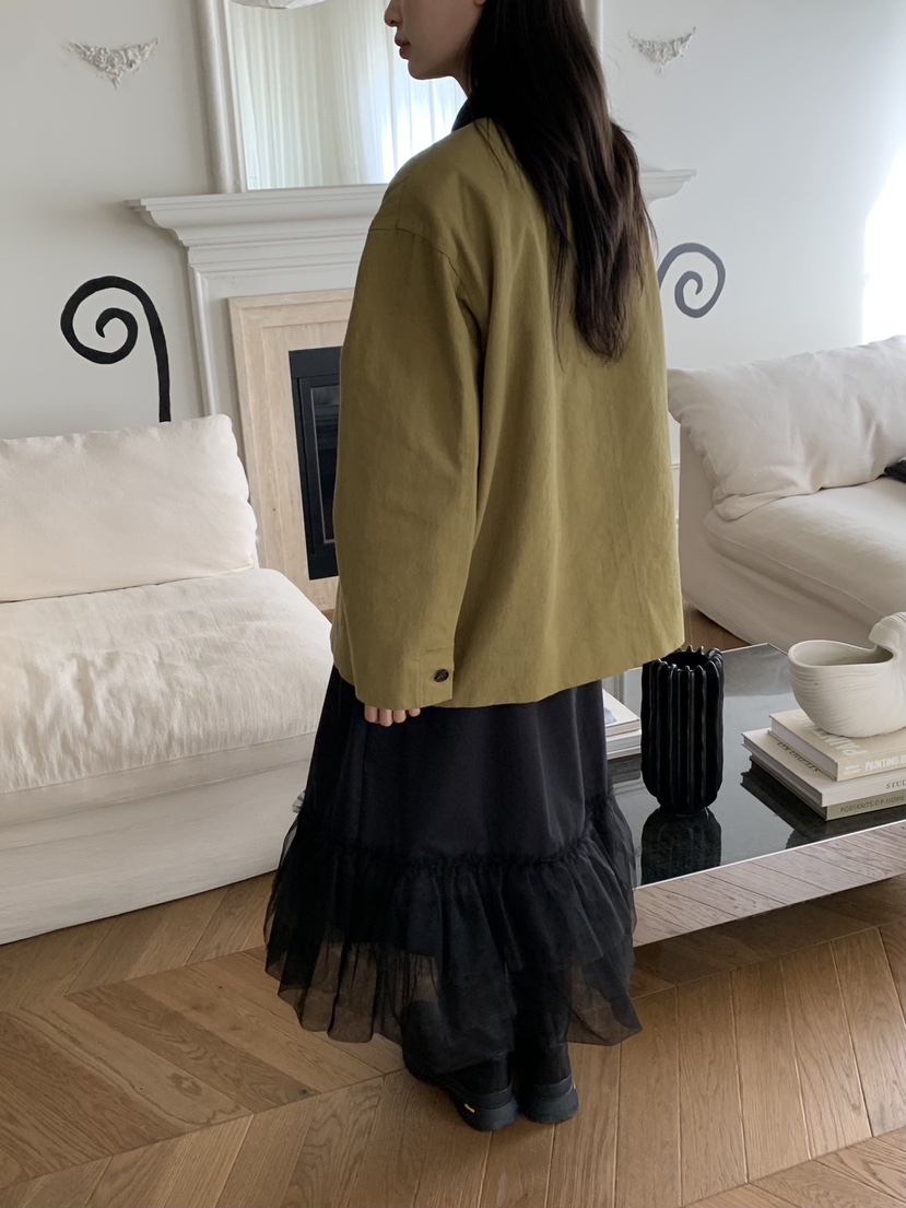 LOVE MY SANTA東大門㊣直郵女裝新款25秋冬真品休閑人氣夾克Santa/LOVE MY SANTA夾克