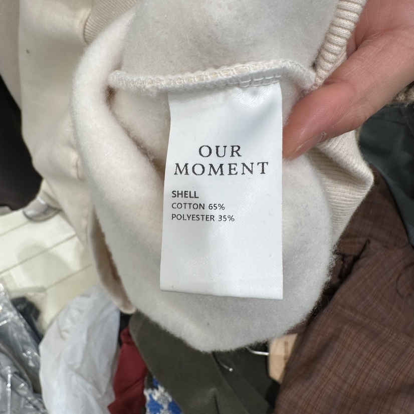 OURMOMENT東大門㊣代購女士新品休閑真品時尚25秋冬衛衣加絨OURMOMENT衛衣