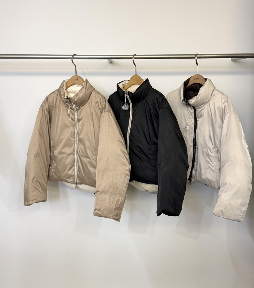 TWENTY FOUR SEVEN24-7東大門㊣直郵女士新品時尚短款羽絨服里外穿填充雙面鴨絨TEWNTY FOUR SEVEN24-7短款羽絨服