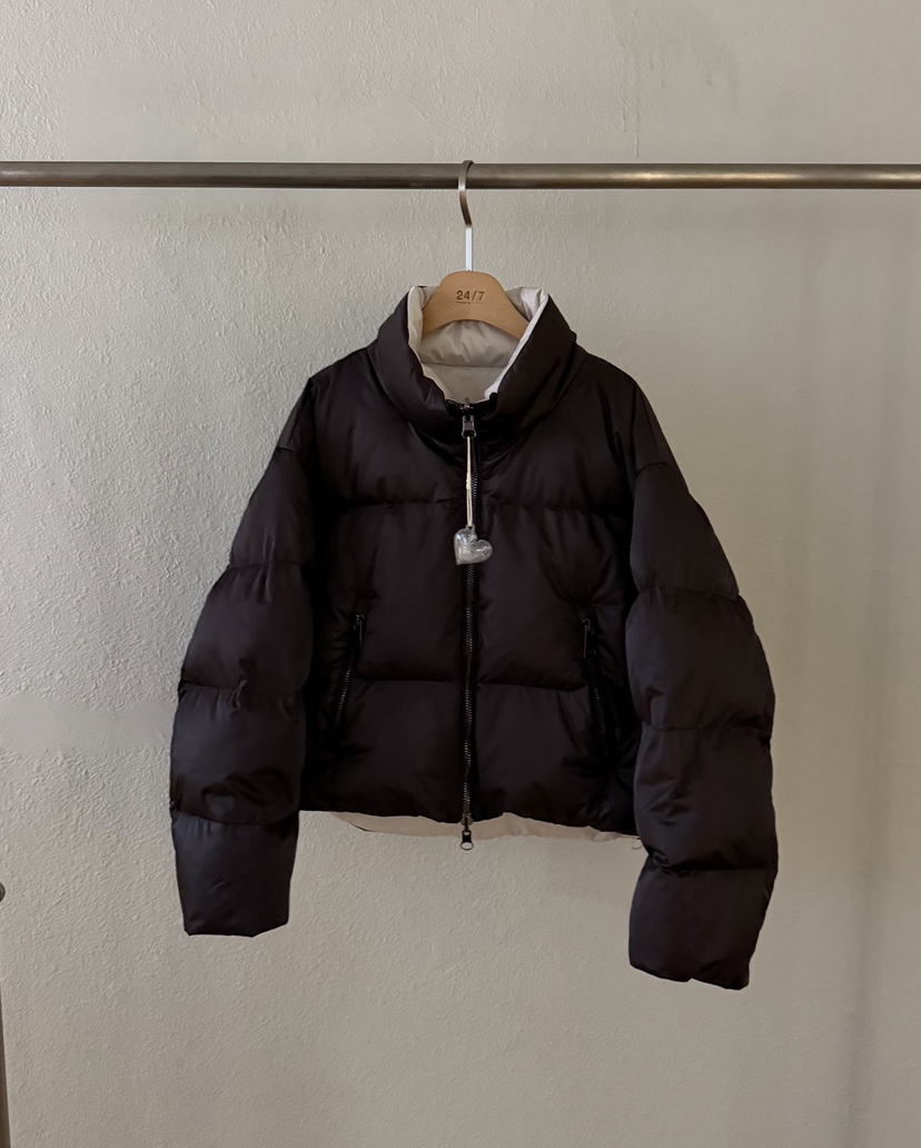TWENTY FOUR SEVEN24-7東大門㊣直郵女士新品時尚短款羽絨服里外穿填充雙面鴨絨TEWNTY FOUR SEVEN24-7短款羽絨服圖色2